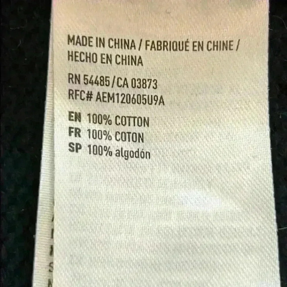 American Eagle Outfitters Cardigan Sweater Sz Medium Blue/White Button Pockets - Picture 8 of 11